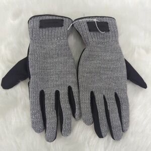 Calvin Klein‎ Gray Metallic Gloves | MEDIUM | NWOT